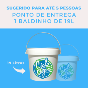 Ponto de Entrega - Baldinho de 10 Litros - Indicado para até 2